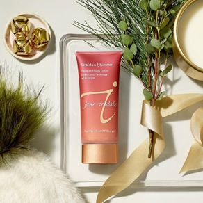 Jane Iredale Golden Shimmer Face and Body Lotion brand new