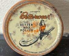 Vintage 50's / 60's Betterwear Wax Sample Tin