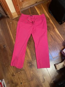 Pink trousers size 16