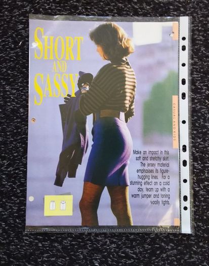 Vintage Clothes Patterns : " Sweet Heart "  and  " Short and Sassy " 1980s