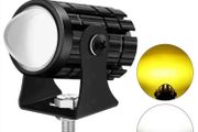 1pcs Mini Driving Light LED Projector Lens Motorcycle Headlight ATV Scooter for Auxiliary Spotlight Lamp