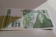 Irish One Pound Banknote
