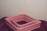 Rare Sylvac diamond shaped pink posy dish 1235
