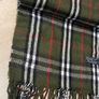 Vintage Burberrys Scarf - Green Image 2