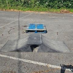 Ramp dual-sided portable  for Starters for skateboarders, scooters & BMX