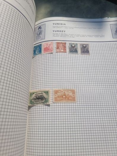 Stanley Gibbons World Collector Stamp Album With Many Stamps Included