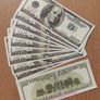 10 Banknotes Set (4 different currencies. Play Money (Cake Decoration Money) Image 2