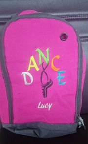 Personalised "Lucy" dance shoe bag
