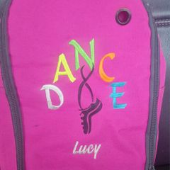 Personalised "Lucy" dance shoe bag