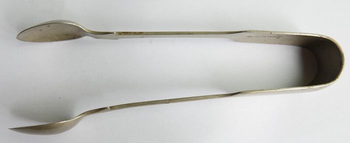Antique Silver Plated Sugar Tongs