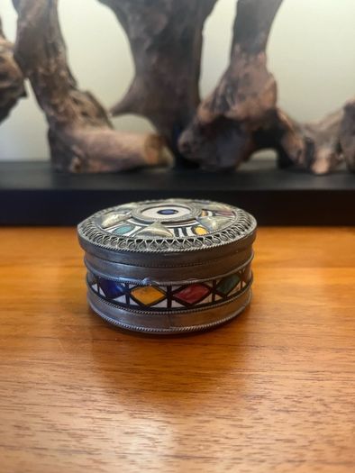 Vintage Moroccan Handmade Pill Box