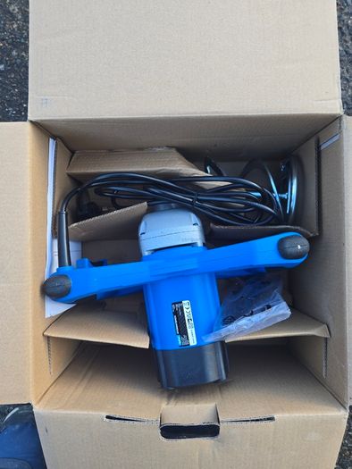 The tools. Paddle Mixer. Hammer Drill