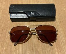 Vintage Menrad Aviator Gold Frame Sunglasses 70s