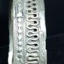 Antique Ethnic Silver Bracelet  Low Grade Silver  Unique Piece Image 7