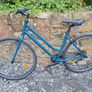 Decathlon Riverside 120 Hybrid Bicycle Bike Low Frame - Petrol Blue - Medium Image 5