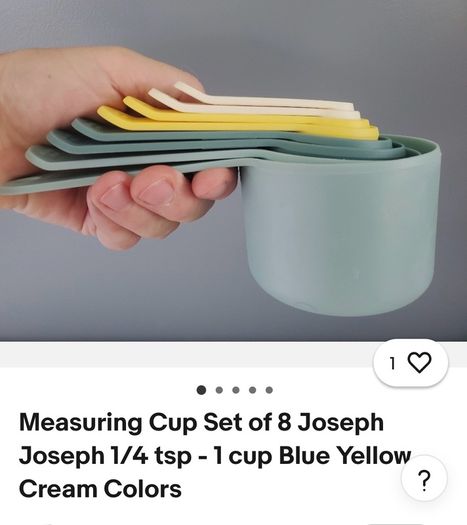 Joseph Joseph Set of Measuring Spoons ( see photos ) and Free Whisk