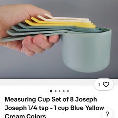 Joseph Joseph Set of Measuring Spoons ( see photos ) and Free Whisk