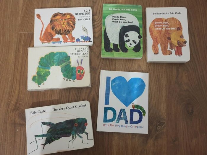 Eric Carle books x6