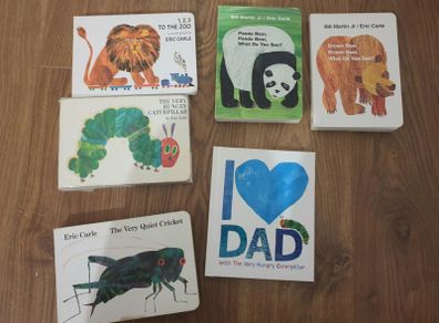 Eric Carle books x6
