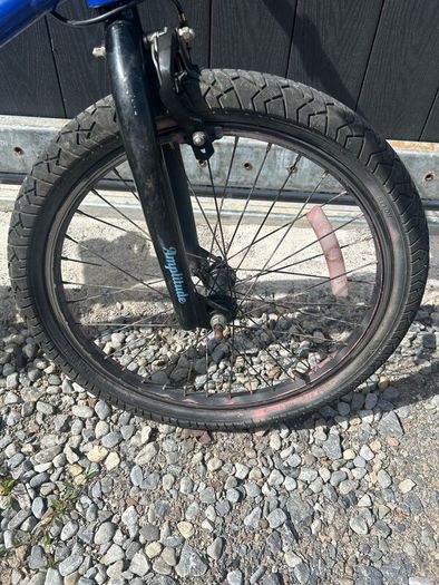Navy blue bmx
