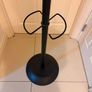 Black metal coat stand Image 3