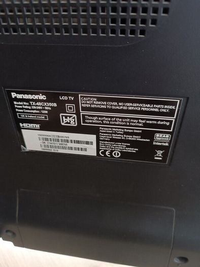 Panasonic 48'' 4K Ultra HD LCD TV