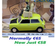 Scalextric C4334 Mini -Mr Bean 'Do-It-Yourself' Slot Car ( TV street classic )