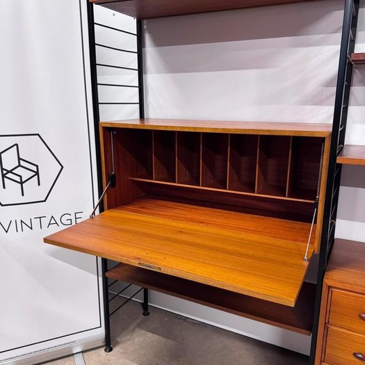 1960s Mid-century Modern Ladderax Shelving System