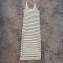 Striped Maternity Dress Image 2