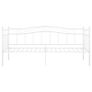 Sofa Bed Frame White Metal 90x200 cm Image 3