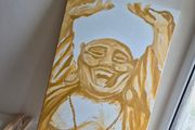 Happy Buddha - Handpainted Original