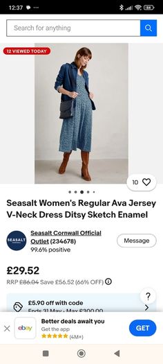 Ladies Dress Seasalt Cornwall