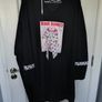 Shine Black Matching Set 4XL Fits like UK 24,26 oversized Long Tunic  Trousers Image 2