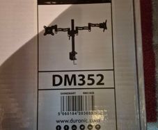 Duronic DM352 double monitor desk mount