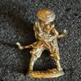 Miniature brass samurai figures ( 4 ) Image 9