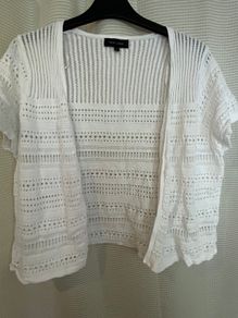 White Shrug Cardigan