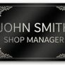 Metal Business Cards or Name plates Image 9