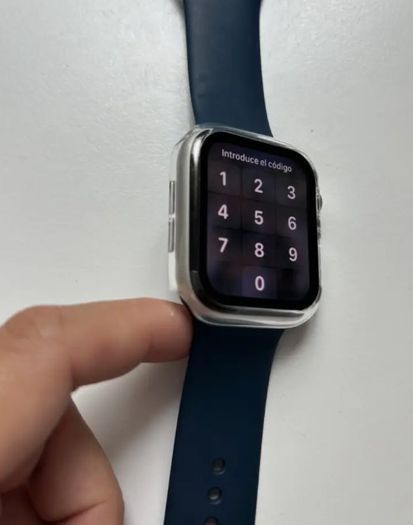 Case Screen Protector Tempered ultra for Apple Watch Series 7 8 45mm / Clear Free inspection