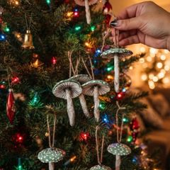 Handcrafted Cotton spoon mushroom