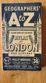 Geographers A To Z Clear And Up To Date Atlas Of London And Suburbs. Fully Indexed.