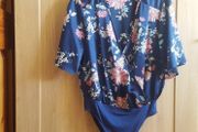 Navy Floral Bodysuit