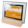Moodscape Wooden Base Orange Sand Picture Image 2