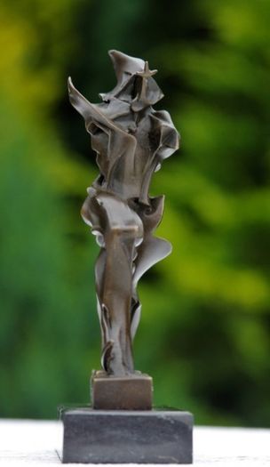 Unique Forms Of Continuity in Space - Bronze, Marble, Signed