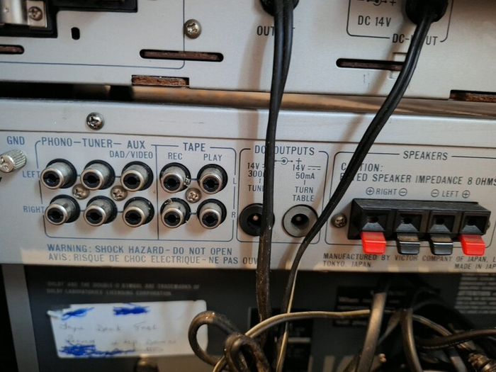 JVC Radio Stereo Tuner Model T-K11L and JVC Stereo Integrated Amplifier A-K11