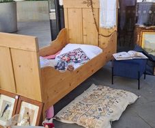 2 X French Antique Pine Beds