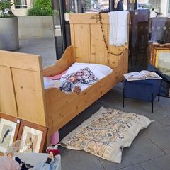 2 X French Antique Pine Beds