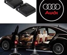 2pcs Led Car Door Lights For Audi A3 A4 B5 B6 B7 B8 A5 C5 A6 C6 C7 A7 A8 Q3 Q5 Q7 A1 S3 S4 S5 S6 S7 Rs Tt Courtesy Welcome Lamps