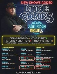 2 luke combs tickets