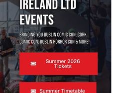 Dublin Comic Con Family ticket on 8th August