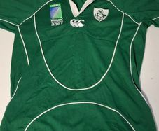 Vintage Ireland (2007 Rugby World Cup) Canterbury Rugby Union Jersey (Youths 12 Years) FREE POST